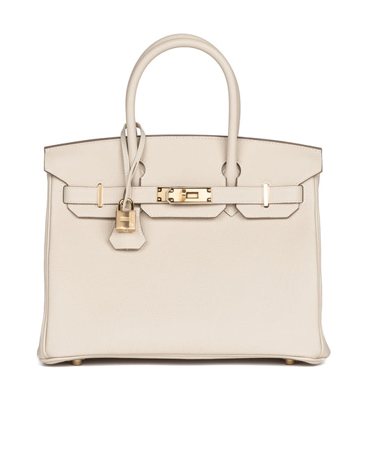 Birkin 30 Craie in Togo Leather with Gold Hardware
