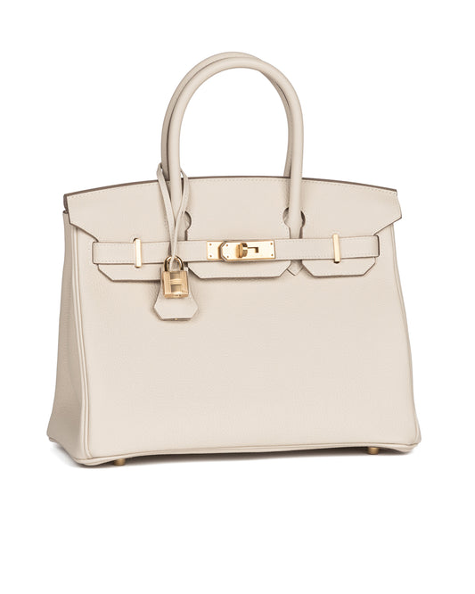 Birkin 30 Craie in Togo Leather with Gold Hardware