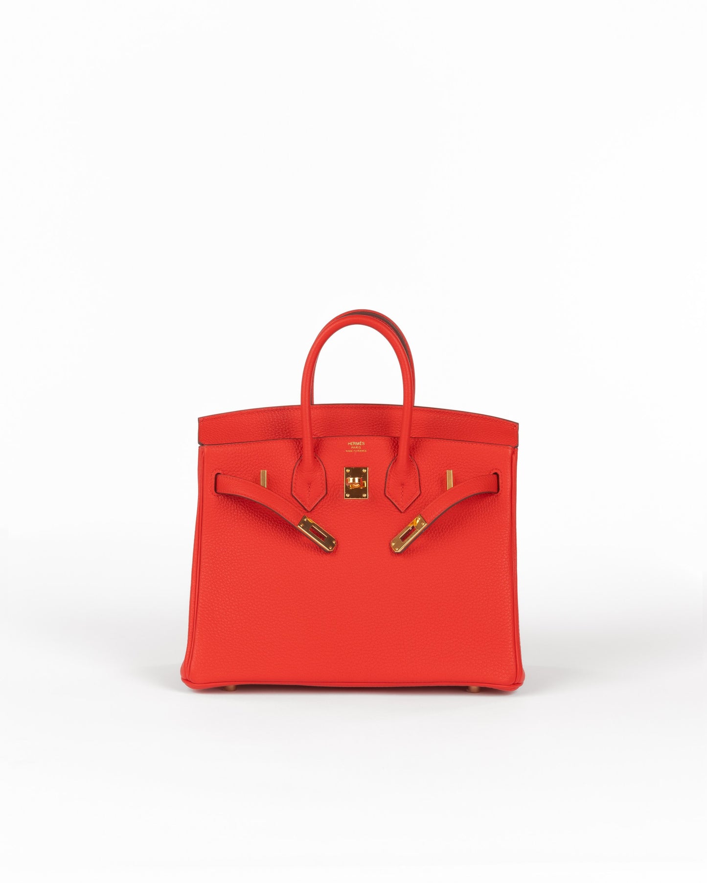 Birkin 25 Rouge De Ceour Togo with Gold Hardware