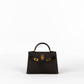 Kelly 20 Sellier Black in Epsom Leather with Gold Hardware