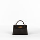 Kelly 20 Sellier Black in Epsom Leather with Gold Hardware