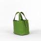 Picotin 18 Vert Yucca in Taurillon Clemence with Palladium Hardware