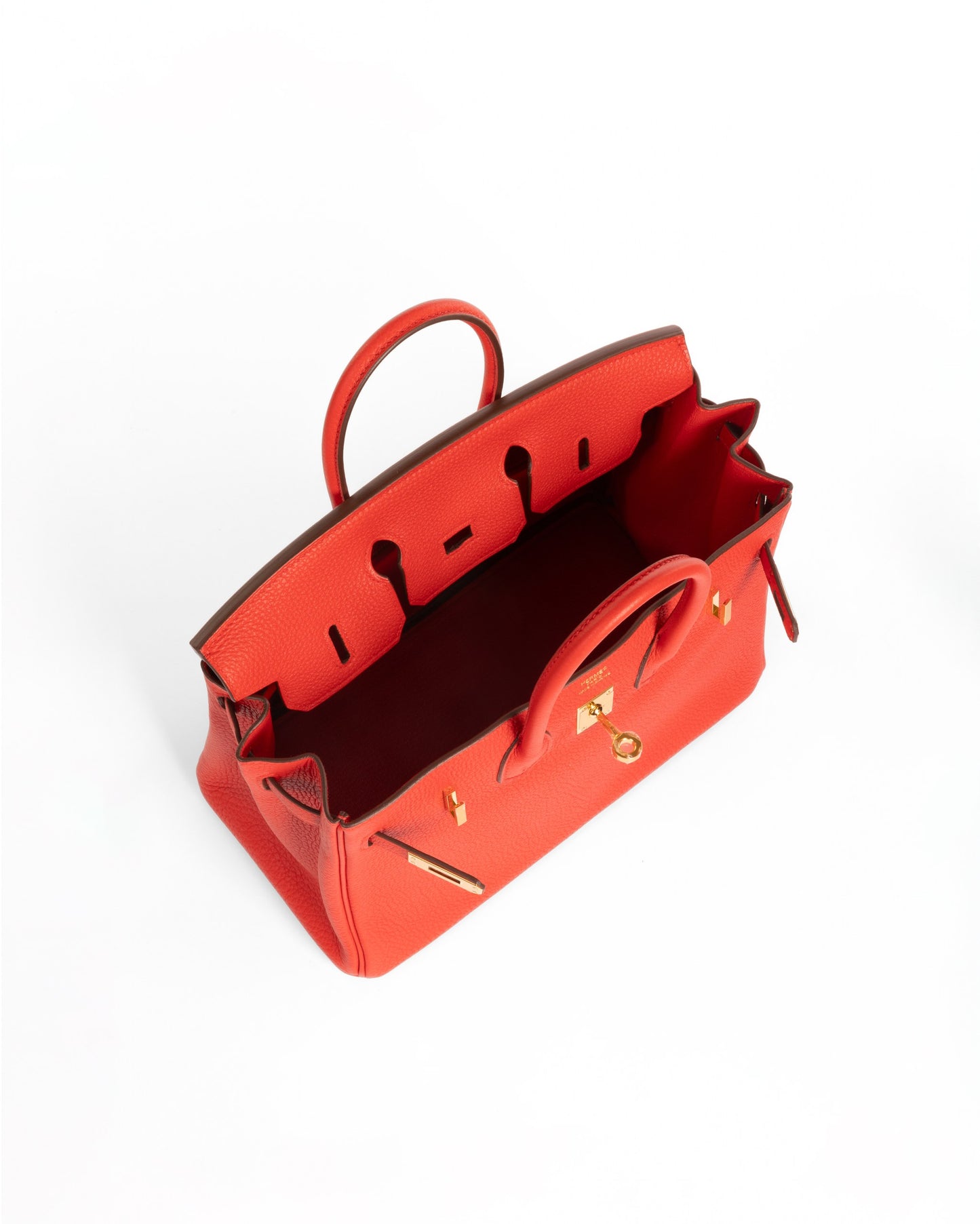 Birkin 25 Rouge De Ceour Togo with Gold Hardware