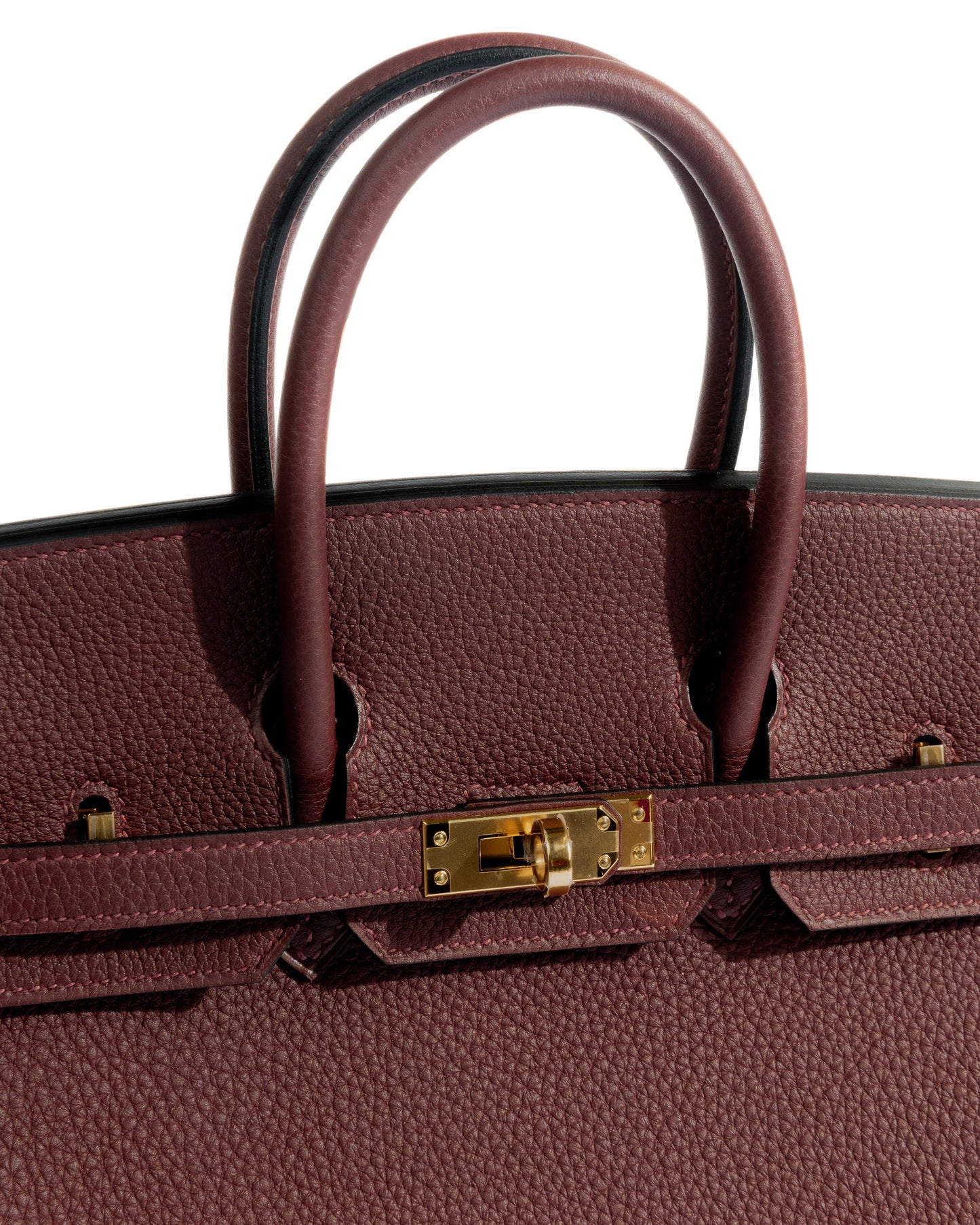 Birkin 25 Rouge H Togo with Gold Hardware