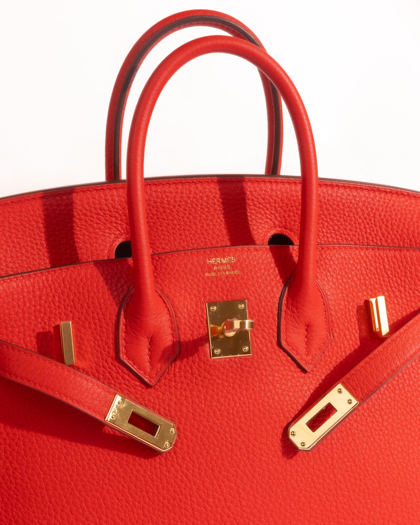 Birkin 25 Rouge De Ceour Togo with Gold Hardware