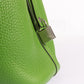 Picotin 18 Vert Yucca in Taurillon Clemence with Palladium Hardware