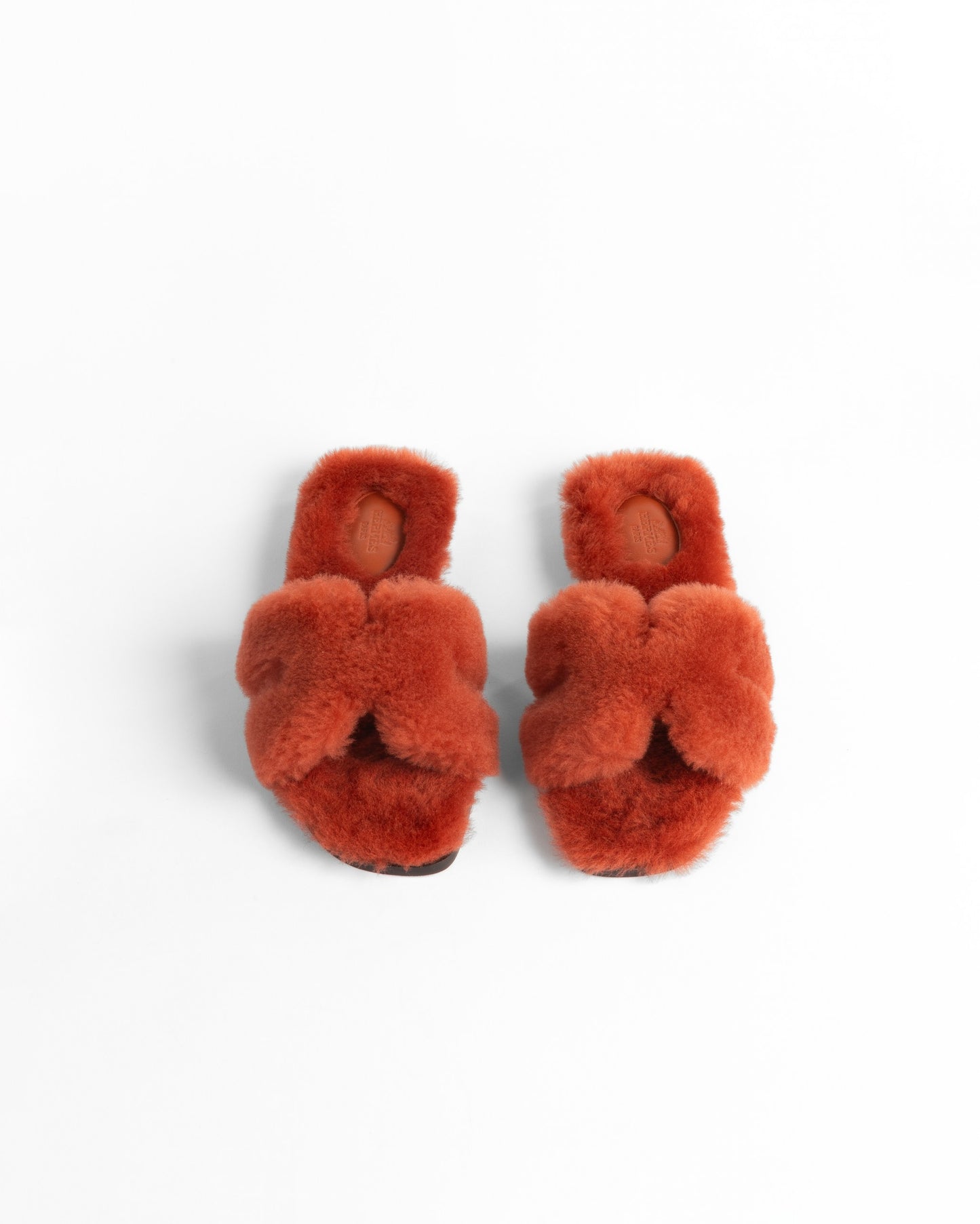 Oran Sandal Rouge De Turin Fur Woolskin