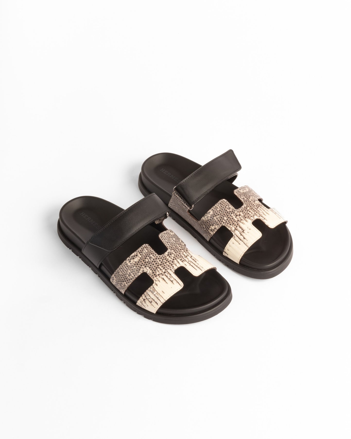 Chyrpe Sandal Femme Ombre Lizard