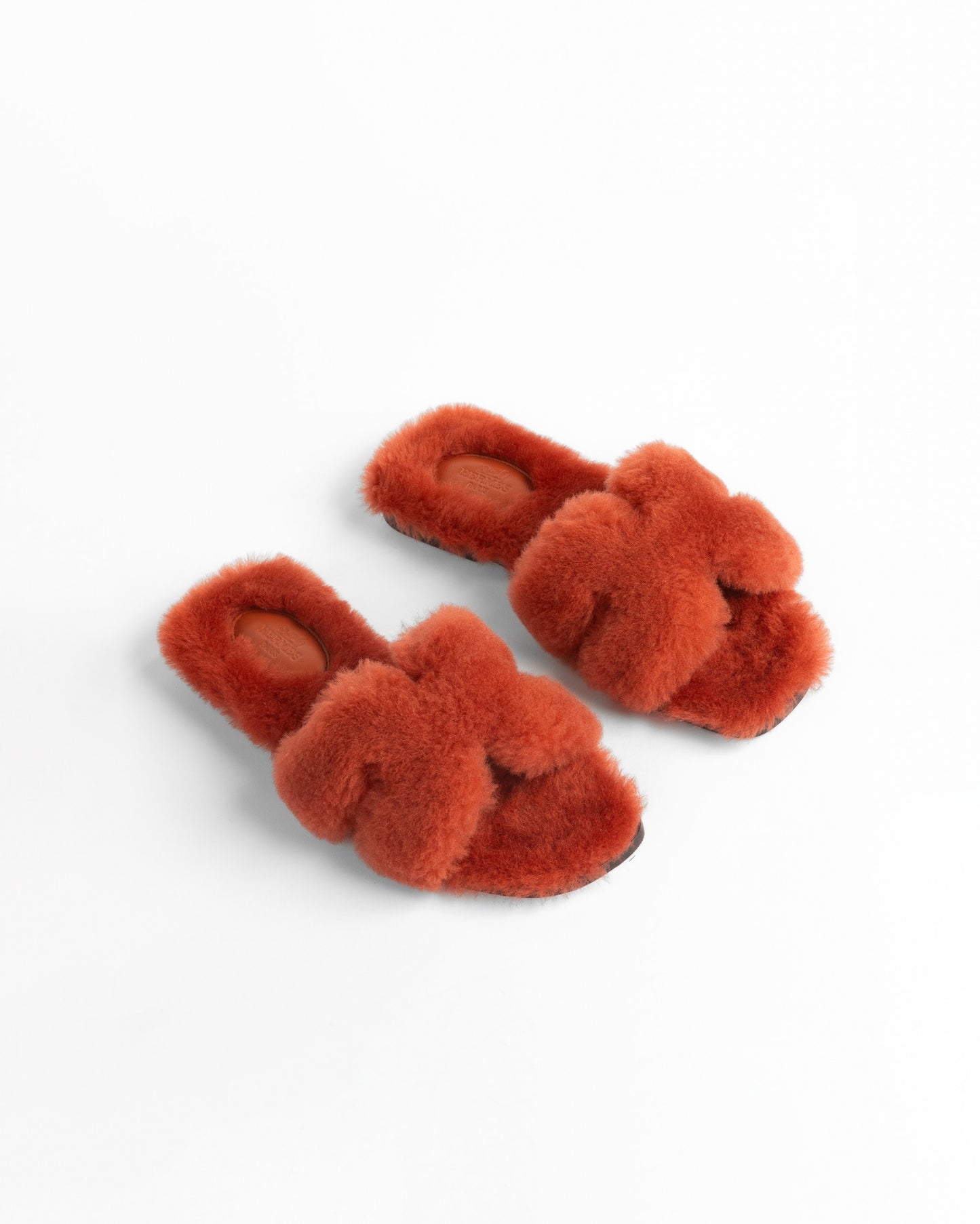 Oran Sandal Rouge De Turin Fur Woolskin