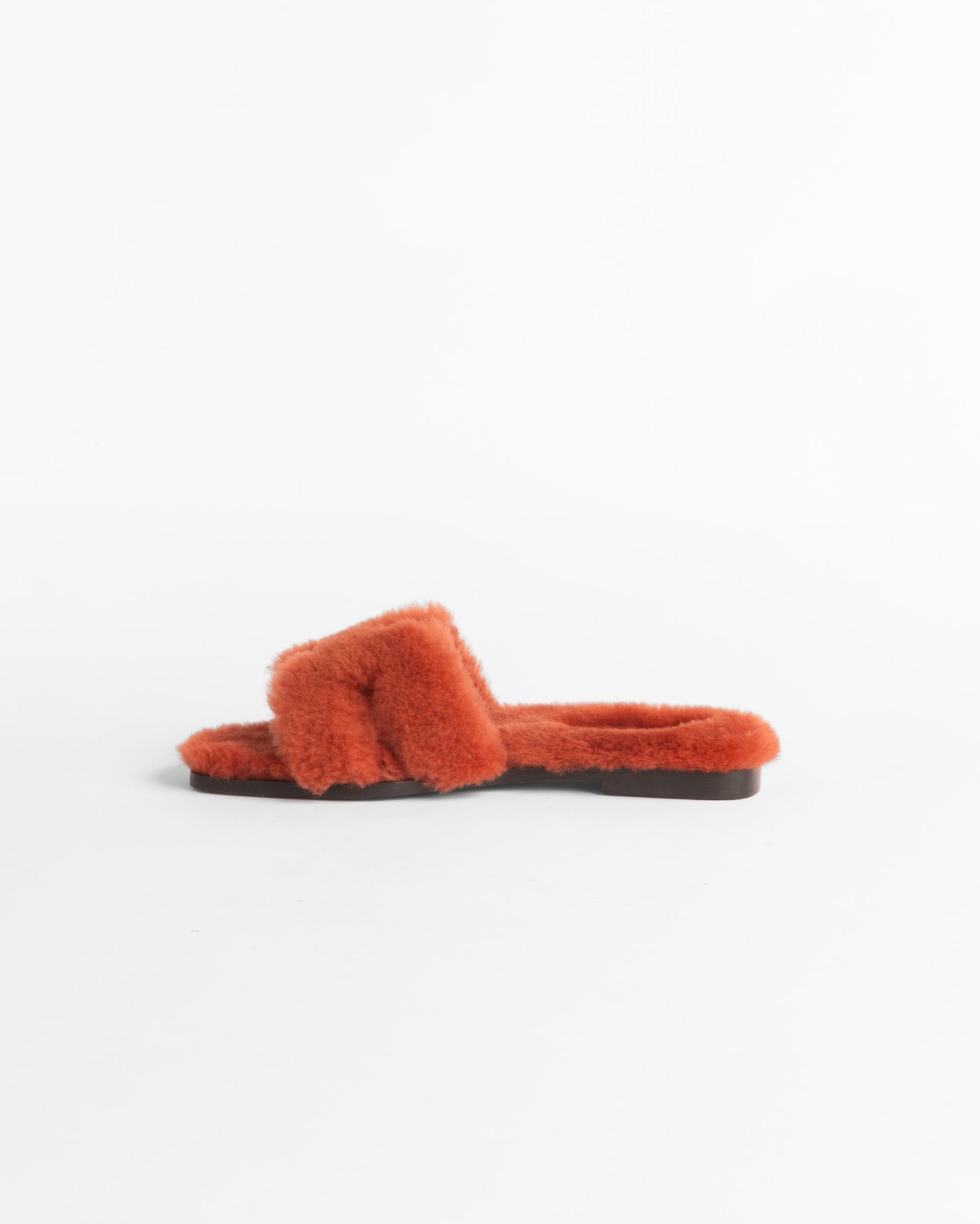 Oran Sandal Rouge De Turin Fur Woolskin