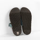 Chypre Sandal Femme Bleu Mineral in Suede leather