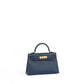 Kelly 20 Bleu De Prusse Epsom with Gold Hardware