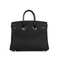 Birkin 25 Touch in Black Togo and Shiny Alligator with Gold Hardware