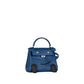 Hermès Kelly Doll Quelle Idole in Blue tie and Caban Swift Leather with Palladium Hardware
