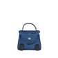 Hermès Kelly Doll Quelle Idole in Blue tie and Caban Swift Leather with Palladium Hardware