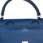 Hermès Kelly Doll Quelle Idole in Blue tie and Caban Swift Leather with Palladium Hardware