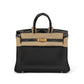 Birkin 25 Touch in Black Togo and Shiny Alligator with Gold Hardware