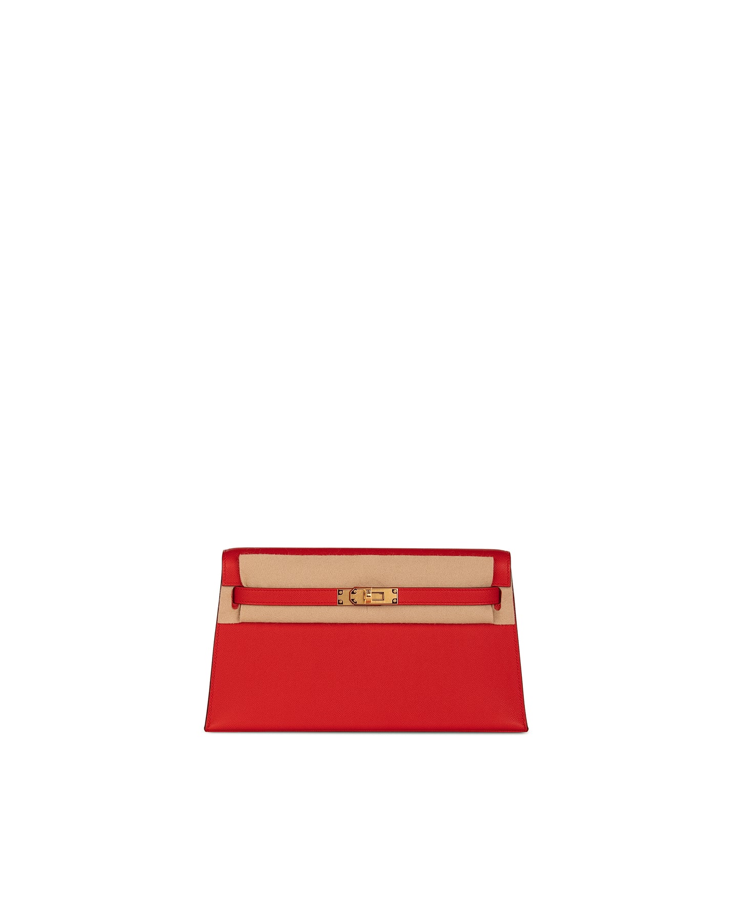 Kelly 20 Rouge de Couer Veau in Madame Leather with Gold Hardware
