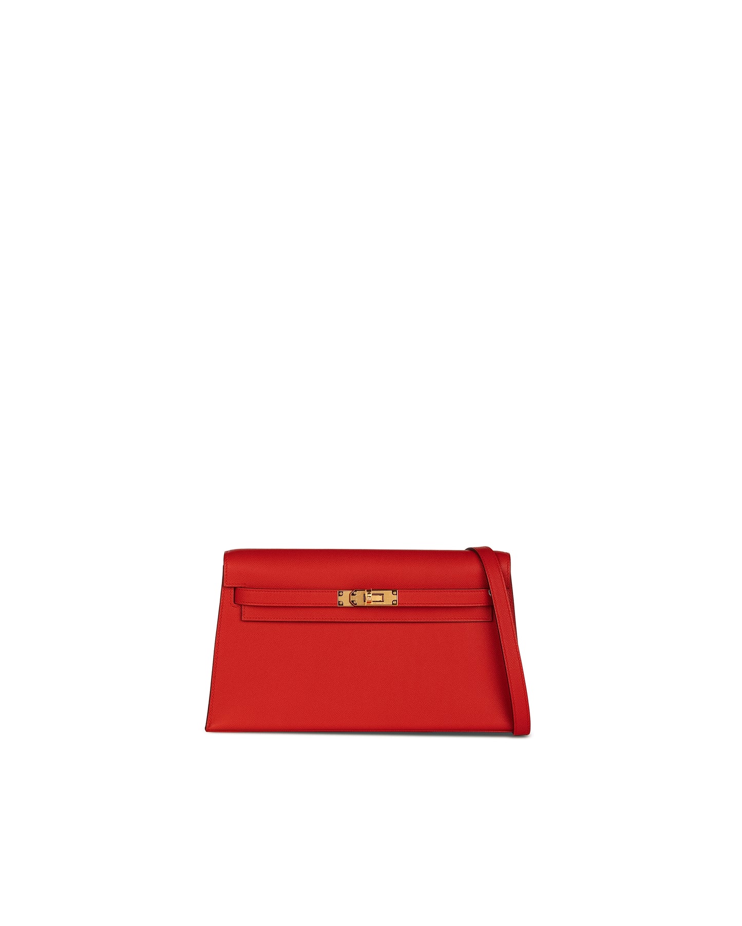 Kelly 20 Rouge de Couer Veau in Madame Leather with Gold Hardware