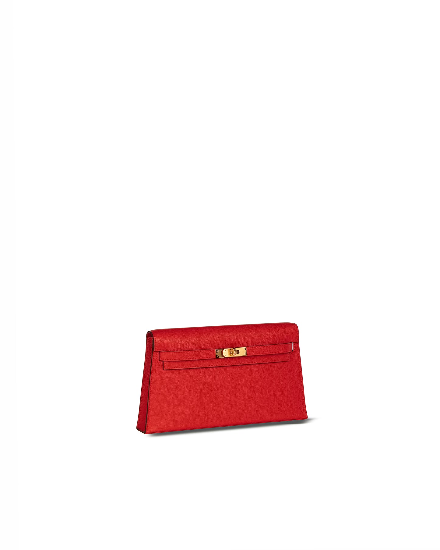 Kelly 20 Rouge de Couer Veau in Madame Leather with Gold Hardware