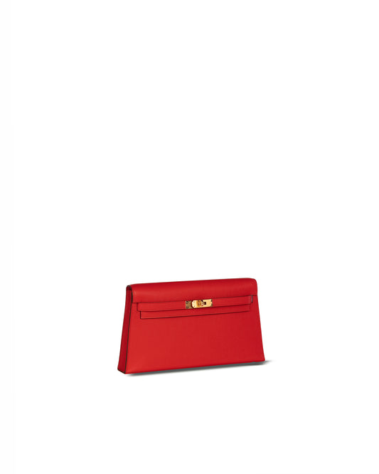 Kelly Elan Rouge De Coeur in Madame Leather with Gold Hardware