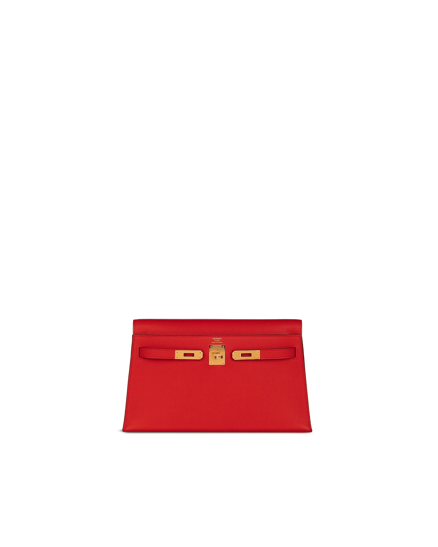Kelly 20 Rouge de Couer Veau in Madame Leather with Gold Hardware