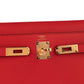 Kelly 20 Rouge de Couer Veau in Madame Leather with Gold Hardware
