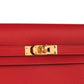 Kelly 20 Rouge de Couer Veau in Madame Leather with Gold Hardware