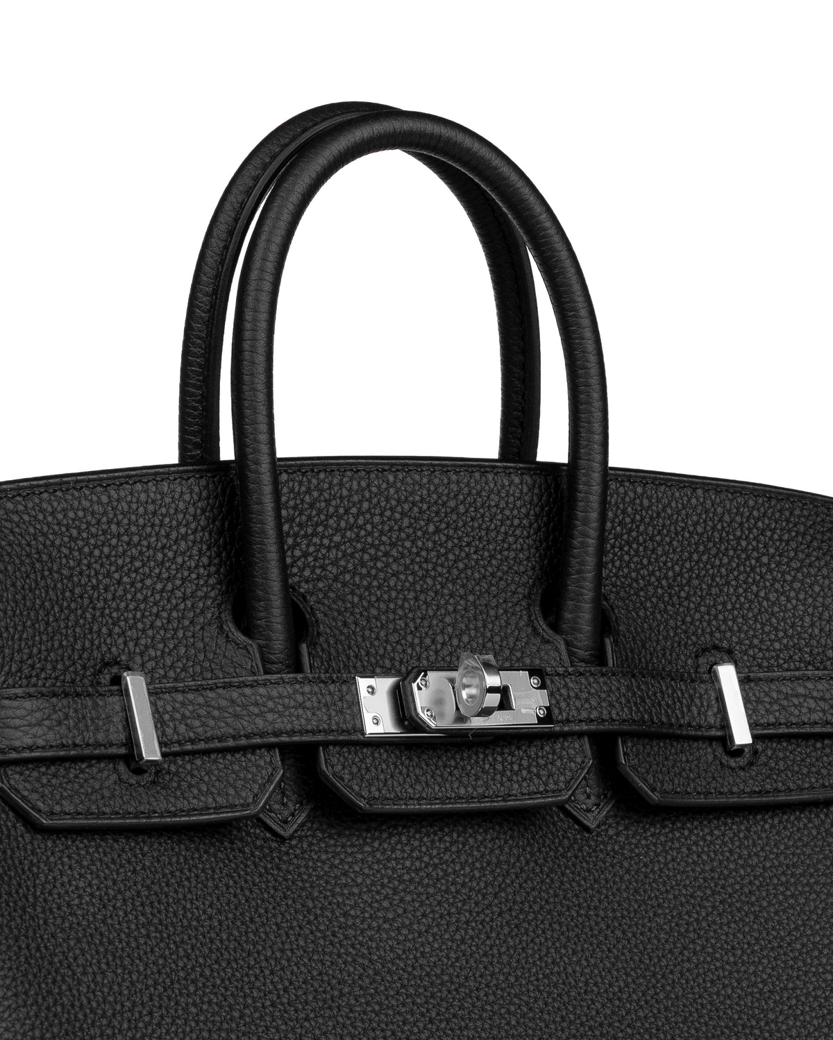 Birkin 25 Black in Togo Leather with Palladium Hardware