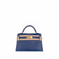 Kelly 20 Blue Saphir in Matte Alligator Leather with Gold hardware
