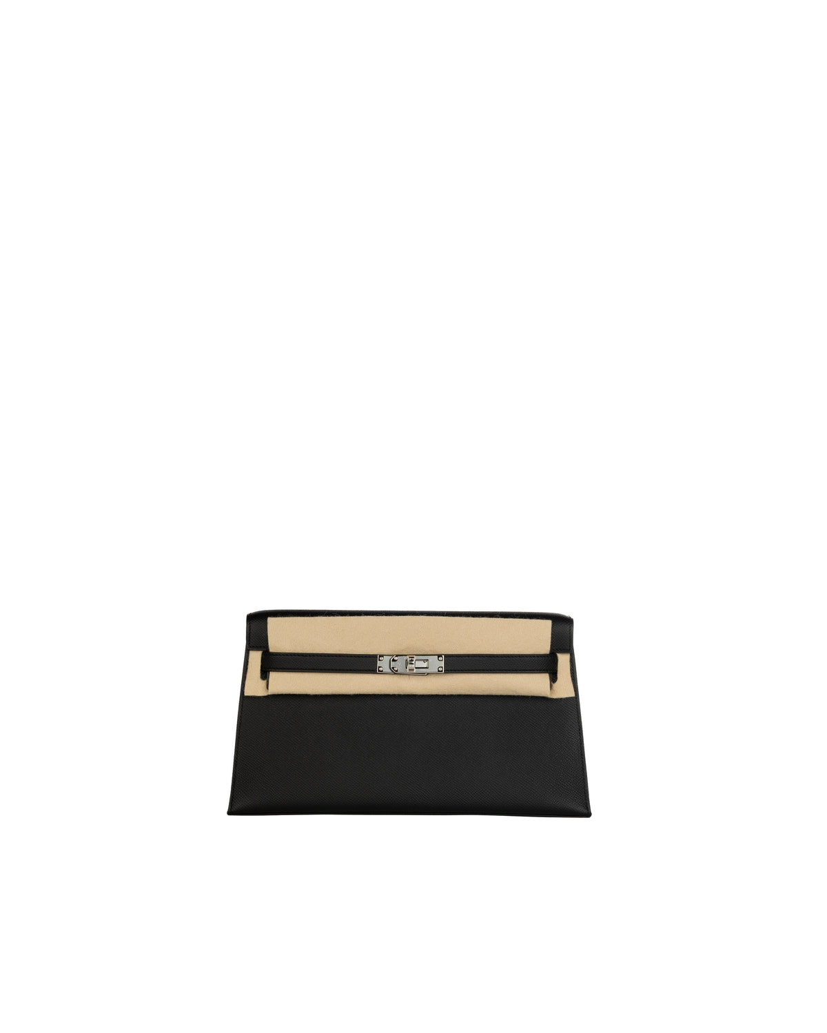 Hermès Kelly Elan in Black Epsom Leather with Palladium Hardware