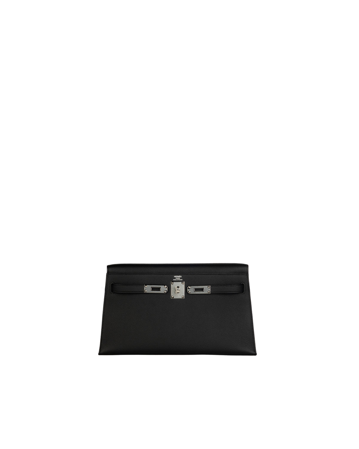 Hermès Kelly Elan in Black Epsom Leather with Palladium Hardware