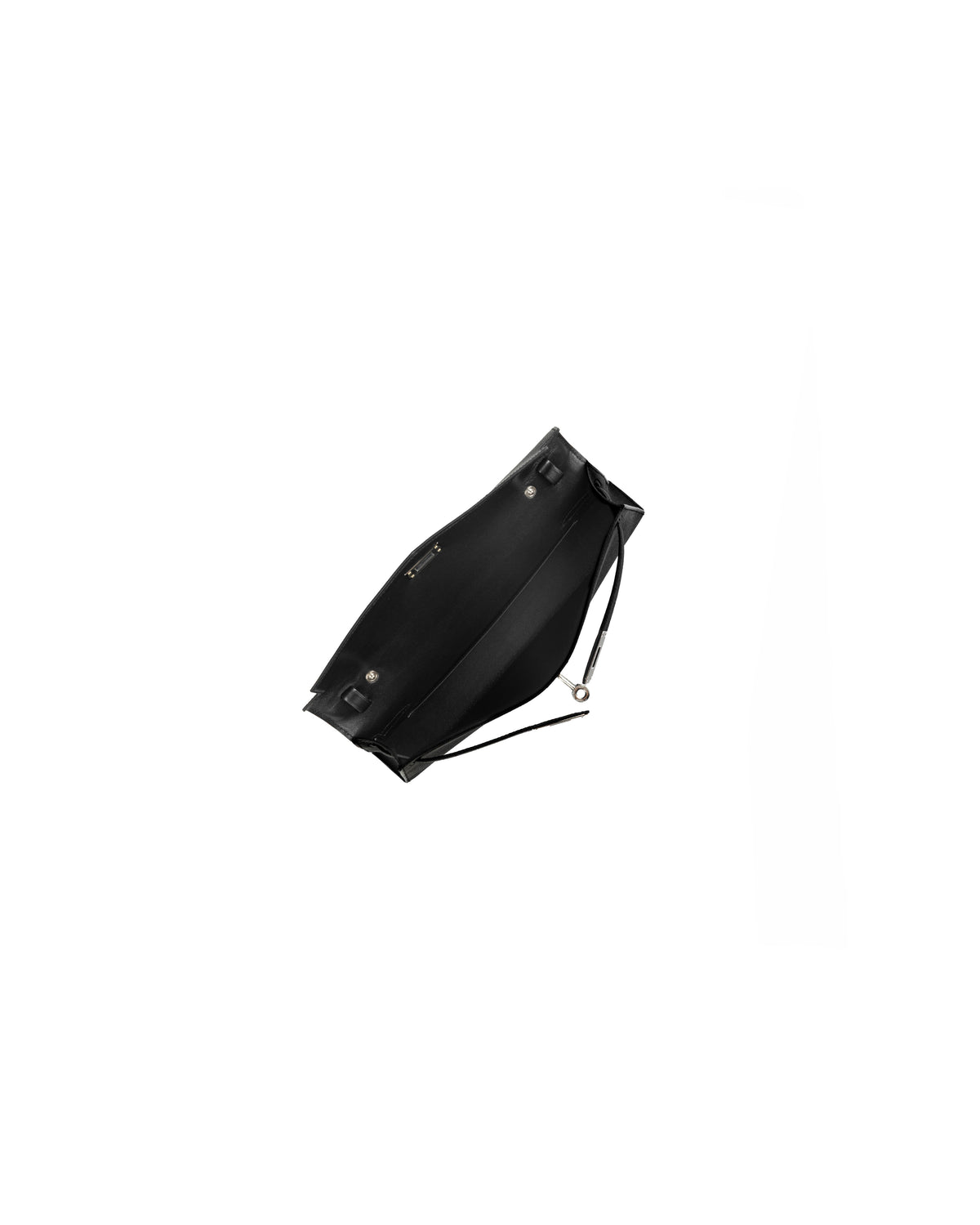 Hermès Kelly Elan in Black Epsom Leather with Palladium Hardware