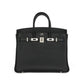 Birkin 25 Black in Togo Leather with Palladium Hardware