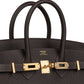 Birkin 25 Bai Brun in Togo Leather with Gold Hardware