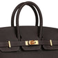 Birkin 25 Bai Brun in Togo Leather with Gold Hardware