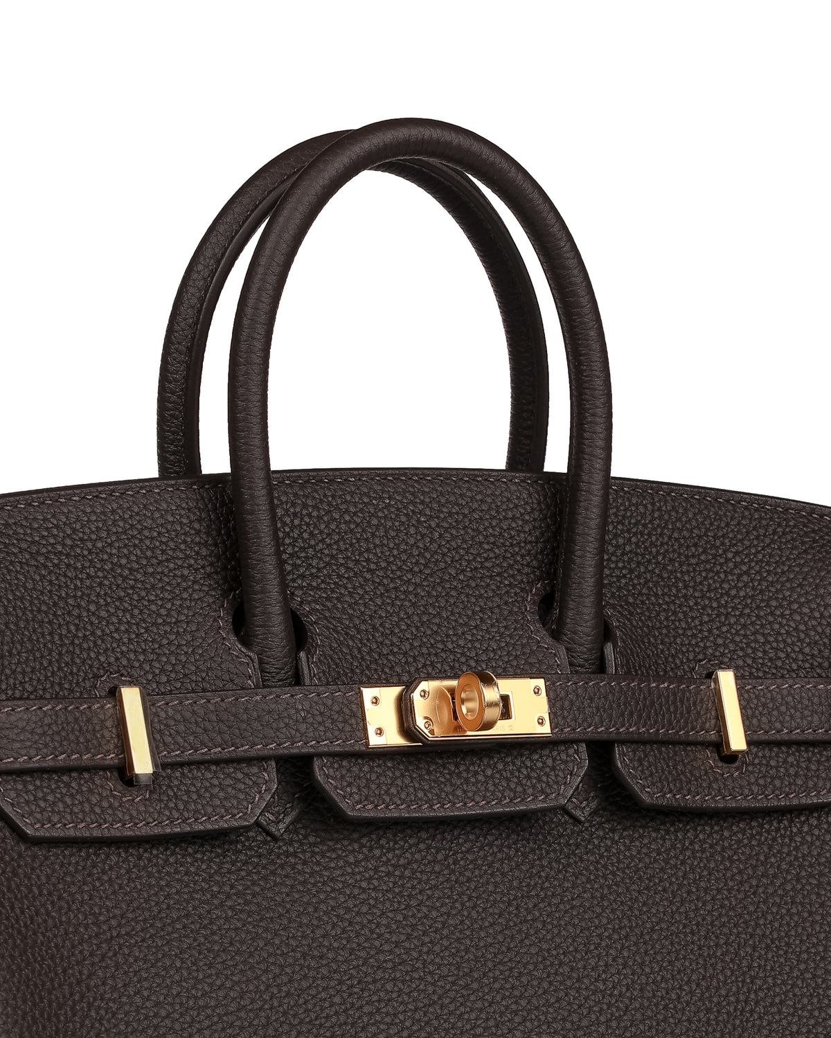 Birkin 25 Bai Brun in Togo Leather with Gold Hardware