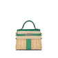 Kelly 20 Picnic Vert Vertigo in Naturel Osier Wicker with Palladium Hardware