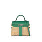 Kelly 20 Picnic Vert Vertigo in Naturel Osier Wicker with Palladium Hardware