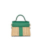 Kelly 20 Picnic Vert Vertigo in Naturel Osier Wicker with Palladium Hardware