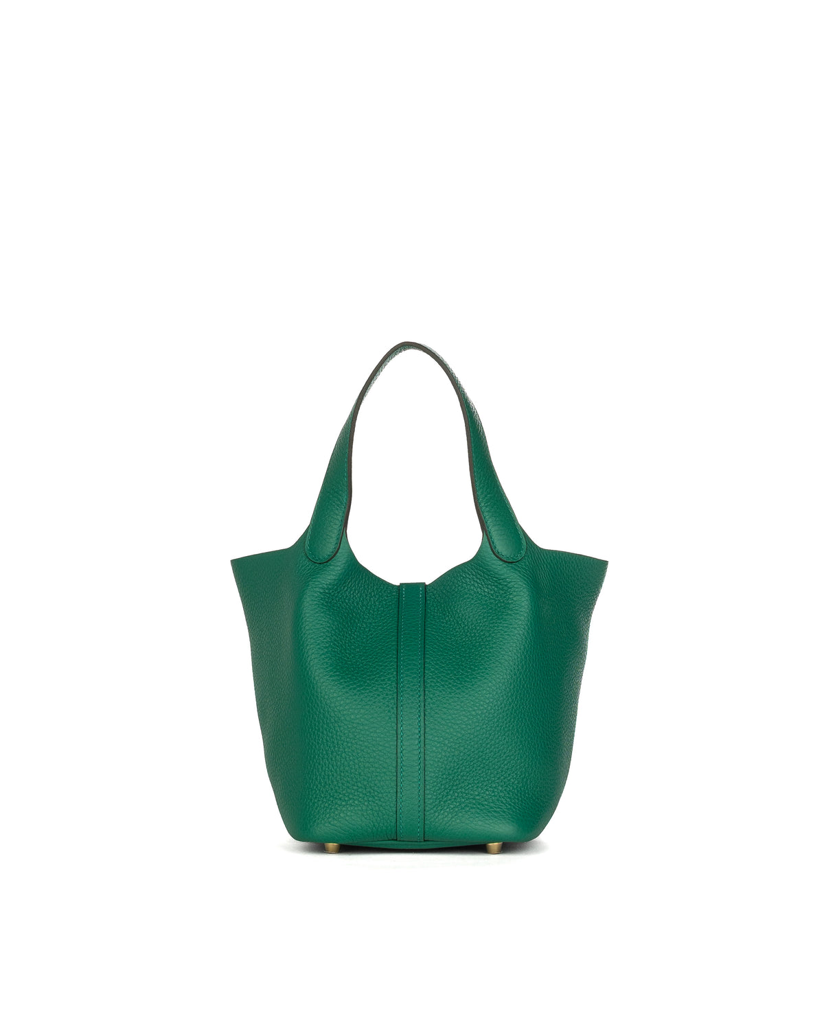 Hermès Picotin 18 in Vert Vertigo Clemence Leather with Gold Hardware