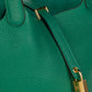 Hermès Picotin 18 in Vert Vertigo Clemence Leather with Gold Hardware