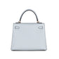 Kelly 25 Bleu Glacier in Epsom Leather with Gold Hardware
