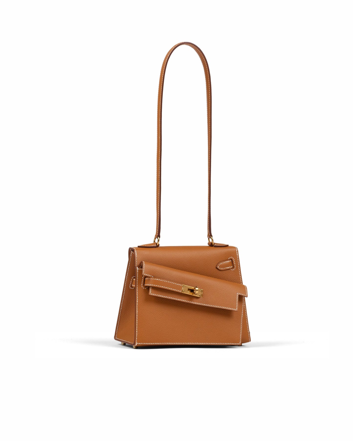 Kelly Desordre Gold in Epsom Leather with Gold Hardware