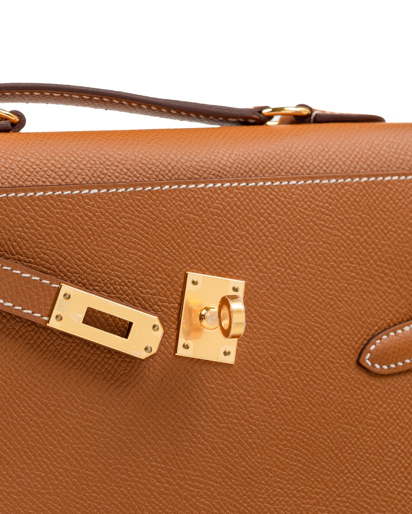 Kelly Desordre Gold in Epsom Leather with Gold Hardware