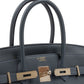 Birkin 30 HSS Gris Misty in Togo Leather Jaune De Naples Interior with Permabrass Hardware