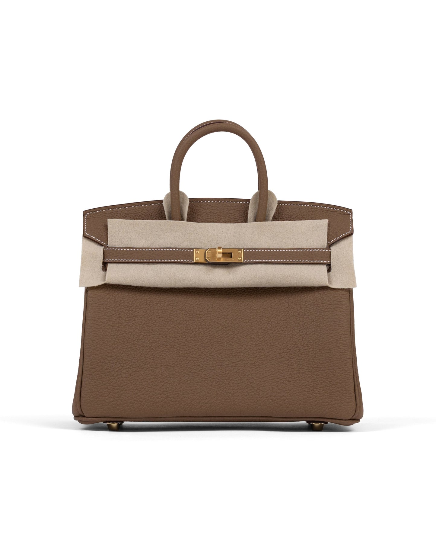 Birkin 25 Etoupe in Togo Leather with Brushed Gold Hardware