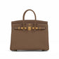 Birkin 25 Etoupe in Togo Leather with Brushed Gold Hardware
