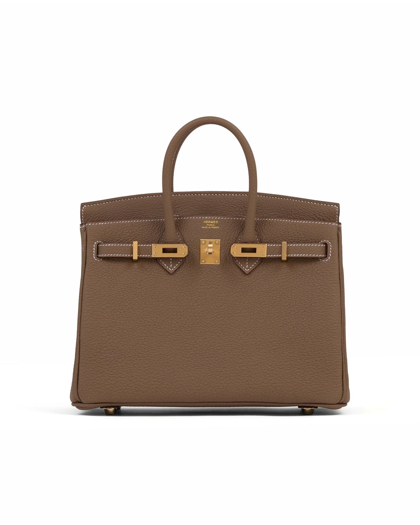 Birkin 25 Etoupe in Togo Leather with Brushed Gold Hardware