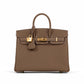 Birkin 25 Etoupe in Togo Leather with Brushed Gold Hardware